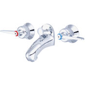 Central Brass Central Brass 1.2 GPM Wall Mounted Widespread Bathroom Faucet Polished Chrome