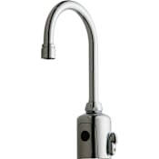 Chicago Faucets Electronic Metering Faucet with Infrared Sensor Chrome