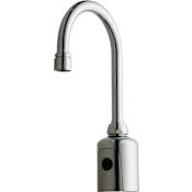 Chicago Faucets Electronic Metering Faucet with Infrared Sensor Chrome