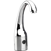 Chicago Faucets Single Hole Metering Faucet with Electronic Sensor and Automatic Shut-Off Chrome