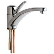 Chicago Faucets Commercial Grade Kitchen Faucet with Lever Handle (Eco-Friendly Flow Rate) Chrome