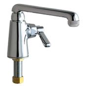 Chicago Faucets Commercial Grade Single Hole Laundry / Service Faucet with Lever Handle Chrome