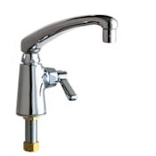 Chicago Faucets Commercial Grade Single Hole Laundry / Service Faucet with Lever Handle Chrome