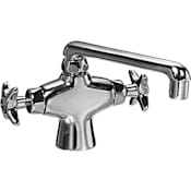 Chicago Faucets Deck Mounted Utility / Service Faucet with Cross Handles - Commercial Grade Chrome