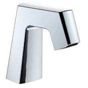 Chicago Faucets EQ Angular 0.5 GPM Single Hole Bathroom Faucet - Includes Infrared Sensor Chrome