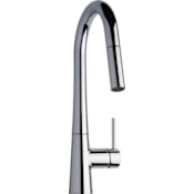 Chicago Faucets Deck-Mounted Kitchen Faucet with Pull-Down Spout - Single-Hole Mount Polished Chrome