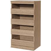 ClosetMaid Modular Closet System 21-1/2"W x 0-5/16"H - 4 Dresser Drawer Unit Sand