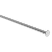 ClosetMaid Contemporary Adjustable 40" to 72" Closet Hang Rod for 4' and 6' Shelf Kits Chrome
