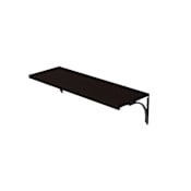 ClosetMaid Premium Wood 48" x 16" Wall Mounted Solid Wood Shelf for Closets, Pantries, or Walls Espresso