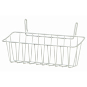 ClosetMaid Packet Pal 11-1/2" Wide Wire Clip On Small Packet Pouch Closet Pantry Storage Basket White