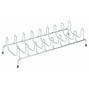 ClosetMaid Free Standing 3"W x 13"L Dish and Plate Rack Cabinet Organizer Chrome