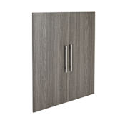 ClosetMaid SuiteSymphony Pair of 30" Tall Modern Doors For SuiteSymphony Closet Organizers Graphite Gray