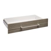 ClosetMaid SuiteSymphony 25 x 5 Inch Tall Modern Drawer For Custom Closet Systems Natural Gray