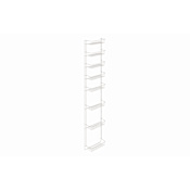 ClosetMaid Wire Frame 72"H x 13"W 8 Basket Tier Wall Mount / Door Mount Cabinet Pantry Storage Rack White