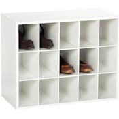 ClosetMaid Cube 24-1/16" Wide 15 Shelf Shelving Unit White