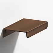 Colonial Bronze 710 Series 4" Center to Center Finger Tab Edge Luxury Cabinet / Drawer Pull - Made in USA Matte Oil Rubbed Bronze