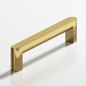 Colonial Bronze 760 Solid Brass 4 Inch Center to Center Handle Cabinet Pull Satin Brass