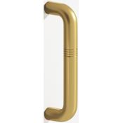 Colonial Bronze 858 Series 4" Center to Center Luxury Wire Style Solid Brass Cabinet Handle / Drawer Pull - Made in USA Satin Brass