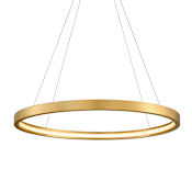 Corbett Lighting Jasmine 44" Wide LED Suspension Ring Chandelier Gold Leaf