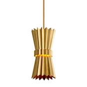 Corbett Lighting Moxy 8" Wide Mini Pendant Gold Leaf