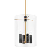 Corbett Lighting Adonis 4 Light 32" Wide Multi Light Pendant Vintage Brass