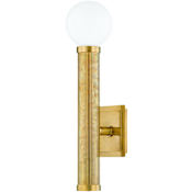 Corbett Lighting Pienza 20" Tall Wall Sconce Vintage Brass
