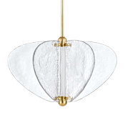 Corbett Lighting Freya 31" Wide Pendant Vintage Brass