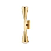 Corbett Lighting Barcelona 23" Tall 3000K LED Wall Sconce Vintage Brass