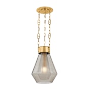 Corbett Lighting Tragus 14" Wide Pendant Vintage Brass