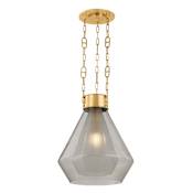 Corbett Lighting Tragus 19" Wide Pendant Vintage Brass