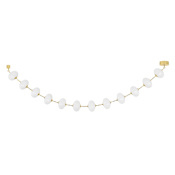 Corbett Lighting Nephele 138" Wide Linear Chandelier Vintage Polished Brass
