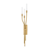 Corbett Lighting Amalthea 26" Tall Wall Sconce Vintage Brass