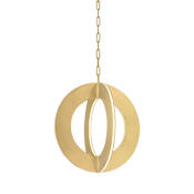 Corbett Lighting Samos 21" Wide LED Pendant Vintage Brass