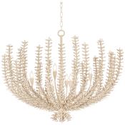 Corbett Lighting Pedrillo 8 Light 44" Wide Candle Style Chandelier Cream Plaster