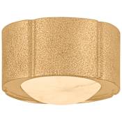 Corbett Lighting Teka 6" Wide Flush Mount Ceiling Fixture Vintage Gold Leaf