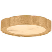 Corbett Lighting Teka 15" Wide Flush Mount Ceiling Fixture Vintage Gold Leaf