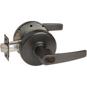Corbin Russwin Commercial Panic Proof Grade 1 Extra Heavy Duty Keyed Entry Single Cylinder Lever Set with AZD Trim and Push Button/Turn Lock- Less 6 Pin Cylinder Oil Rubbed Bronze