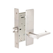 Corbin Russwin Fire Rated Grade 1 Commercial Passage Mortise Lever Set with ESM Trim Satin Chrome