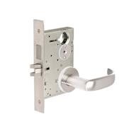 Corbin Russwin Fire Rated Grade 1 Commercial Privacy Mortise Lever Set with PSA Trim Satin Chrome