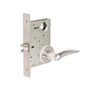 Corbin Russwin Commercial Fire Rated Panic Proof Grade 1 Left Handed Privacy Deadbolt Mortise Lever Set with DSA Trim Satin Chrome
