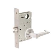 Corbin Russwin Commercial Fire Rated Panic Proof Grade 1 Privacy Deadbolt Mortise Lever Set with ESA Trim Satin Chrome