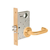 Corbin Russwin Commercial Fire Rated Panic Proof Grade 1 Keyed Entry Double Cylinder Mortise Lever Set with LWA Trim - Less Cylinder Satin Bronze