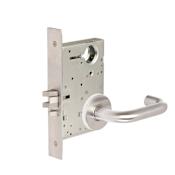 Corbin Russwin Commercial Fire Rated Panic Proof Grade 1 Keyed Entry Single Cylinder Mortise Lever Set with LWA Trim - Less Cylinder Satin Chrome