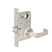 Corbin Russwin Commercial Fire Rated Panic Proof Grade 1 Keyed Entry Single Cylinder Mortise Lever Set with NSA Trim and Cloverleaf Cam - Less Cylinder Satin Chrome