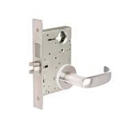 Corbin Russwin Commercial Fire Rated Panic Proof Grade 1 Keyed Entry Single Cylinder Mortise Lever Set with PSA Trim and Deadbolt- Less Cylinder Satin Chrome