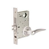 Corbin Russwin Commercial Fire Rated Panic Proof Grade 1 Left Handed Keyed Entry Single Cylinder Mortise Lever Set with DSA Trim - Less Cylinder Satin Chrome