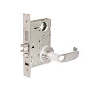 Corbin Russwin Commercial Fire Rated Panic Proof Grade 1 Keyed Entry Single Cylinder Mortise Lever Set with PSA Trim and Stop - Less Cylinder Satin Chrome