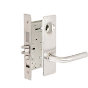 Corbin Russwin Commercial Fire Rated Panic Proof Grade 1 Keyed Entry Single Cylinder Mortise Lever Set with RWM Trim - Less Cylinder Satin Chrome