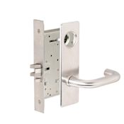 Corbin Russwin Commercial Fire Rated Panic Proof Grade 1 Single Cylinder Mortise Lever Set with LWM Trim - Less Cylinder Satin Chrome