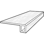 COREtec COREtec Enhanced 94" x 2" Vinyl Floating or Glue Down Vinyl Flooring End Cap/Threshold - Sold by Piece (7.87 LF/Piece) Appalachian Pine